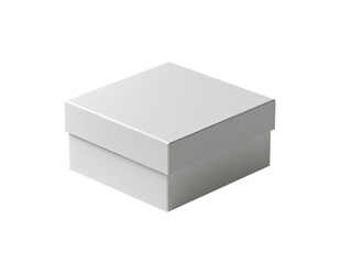 Naklejka premium A blank white square box