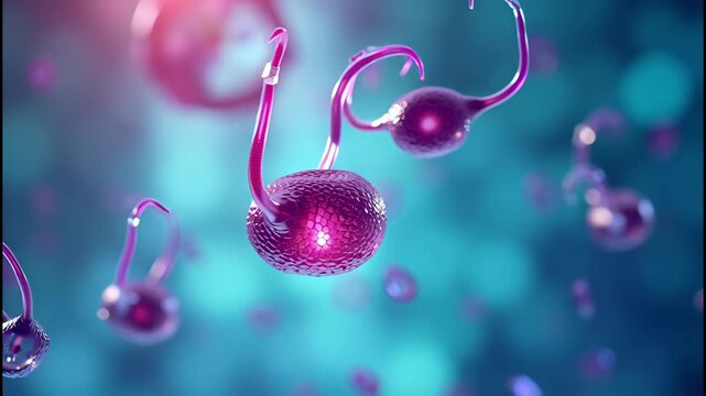 Vivid Animated Medical Backgrounds - Scientific Visuals