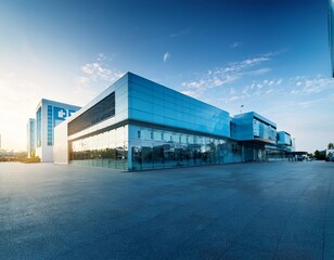 Obraz premium modern hospital building in the city