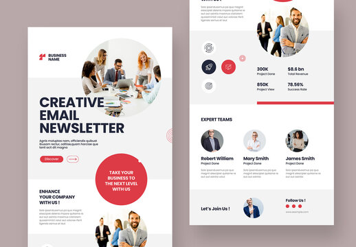 Corporate Business Email Newsletter Template