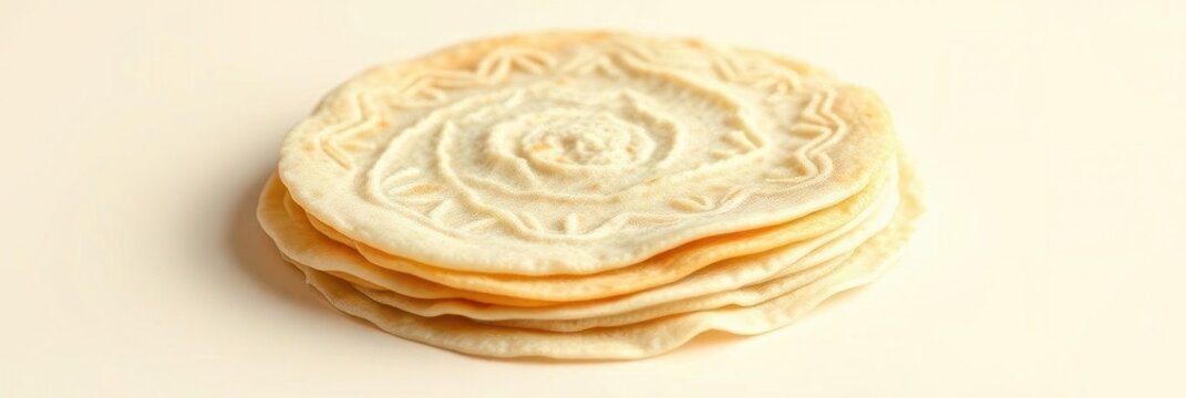 Elegant Kisra Dessert Close-Up