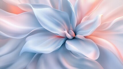Obraz premium Close-up of a delicate,ethereal flower
