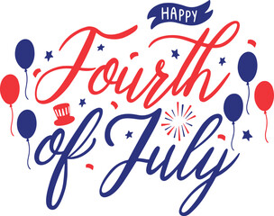 4th of July Celebration Emblem