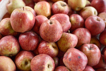 red apples in a basket