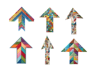 Upward pointing arrows illustrate the idea of constant movement where choices become directions and every step forward reflects determination aspiration and the pursuit of greater goals