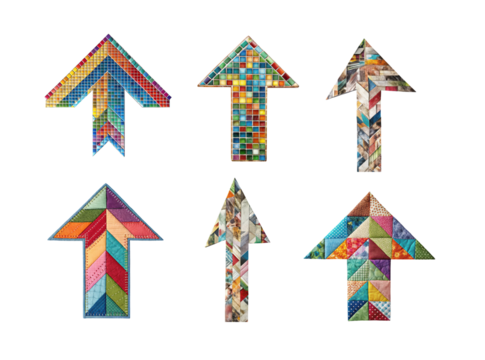 Upward pointing arrows illustrate the idea of constant movement where choices become directions and every step forward reflects determination aspiration and the pursuit of greater goals