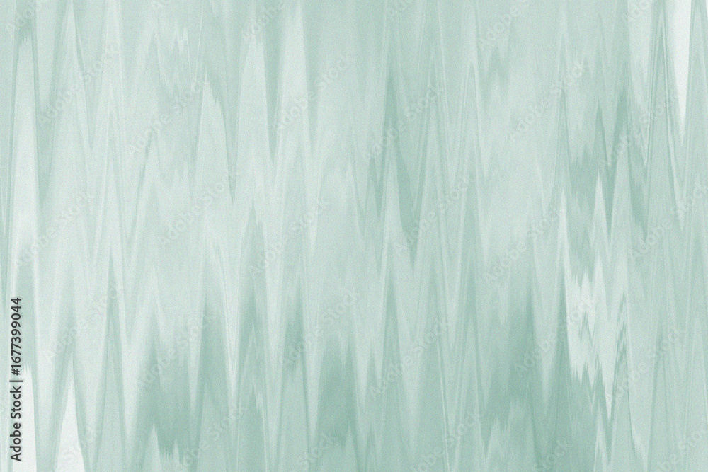 Fototapete abstract soft mint green watercolor texture with vertical textured strokes and subtle pixelated effe