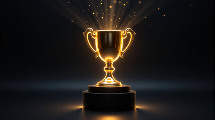 Gold Trophy Award Celebrating Excellence