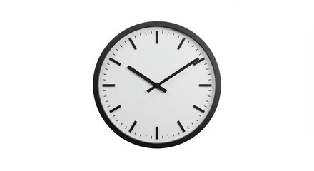 Round wall clock contemporary design