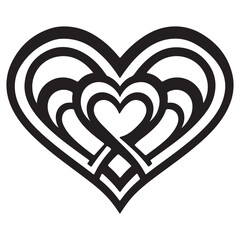  vector illustration heart design.