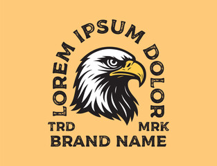 eagle head vector illustration