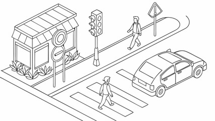 Road safety involves practices and measures that reduce the risk of accidents and injuries on roads. It includes obeying traffic laws, using seat belts, wearing helmets, respecting speed limits, and s