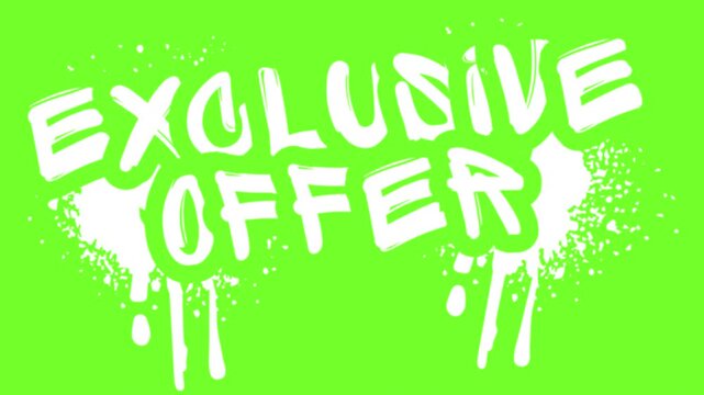 Exclusive Offer promotional business Video in mp4 format