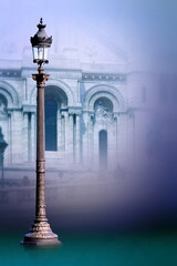 street lamp in the night