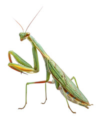 Green Praying Mantis Insect Closeup Macro Photography