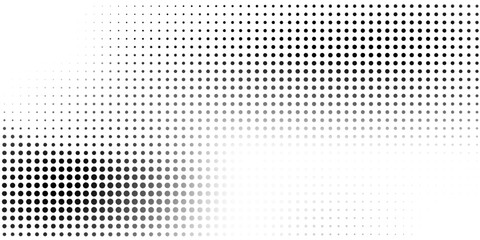 Polka dot pattern template. Abstract Background with monochrome dot texture featuring mesh. Vector dots for you. Simple pop art comic. © M.I.Arfad