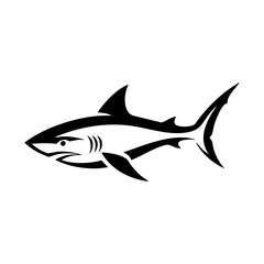 Obraz premium tribal tattoo shark design