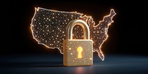 Cybersecurity US National Digital Protection Security Information Technology Database