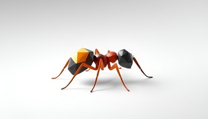 Geometric Ant An ant shape using geometric forms