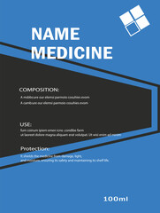 Medicine Packaging Box Mockup &ndash; Pharmaceutical Product Design Template