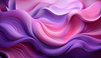abstract design with organic shapes and soft gradients in purple and pink tones