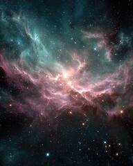Nebula in deep space