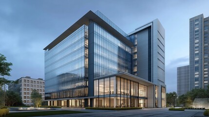 Fototapeta premium modern office building