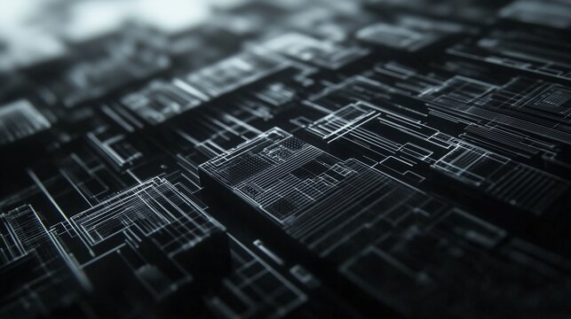 Abstract background of a city. A realistic animation of a retro video level up. A presentation with digital and social media interfaces is captivating. Conceptual backdrop of an urban area lifestyle.