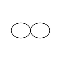 Oval glasses