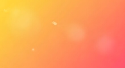 Vibrant gradient background with soft bokeh effects and warm color palette