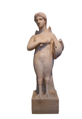 Ancient Greek funerary statue of a Siren (4th century BC)