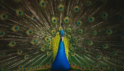 Obraz premium Peacock Display at Zoo