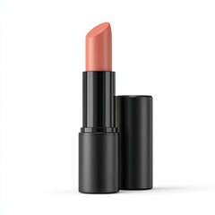 Close-up of a peach lipstick