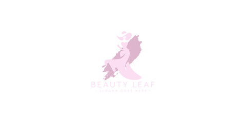 ABSTRACT PINK logo design  EPS 10