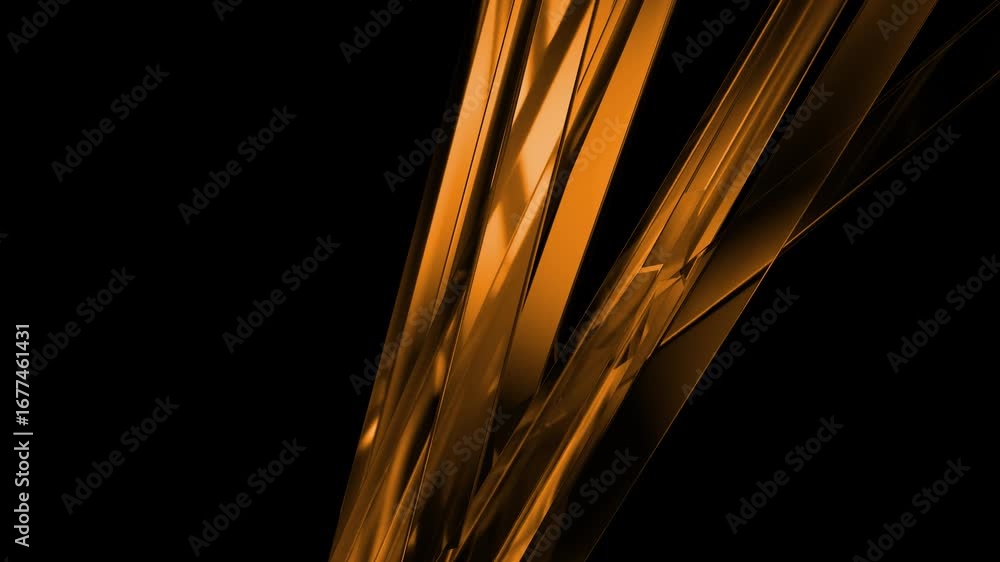 Aufkleber plexiglas stripes are dynamically moving and creating an abstract visual effect on a black backgroun
