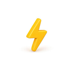 A yellow lightning bolt icon on a transparent background.