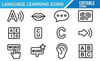 Icon Collection for Interactive Language Learning