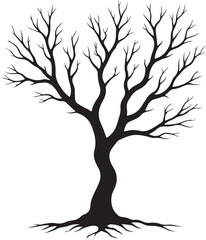 "Winter Tree Silhouette – Bare Branches Against the Sky"

"Minimalist Black Tree Silhouette for Seasonal Designs"

"Leafless Tree Silhouette – Nature in Winter Stillness"