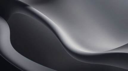 Obraz premium Abstract Flowing Grayscale Design