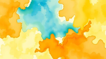 Abstract Watercolor Colorful Background