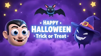 Halloween digital graphic illustration