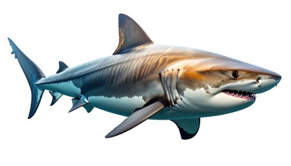Fototapeta premium Great white shark profile