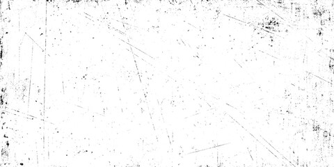 White grunge texture with vintage scratch and damage effects. Scratches and dirt texture on white background. Vector grunge abstract texture. Effect old wall cement texture background.