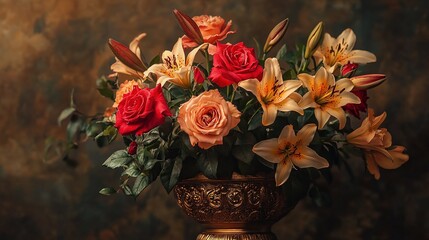 Obraz premium High-resolution image of colorful flowers blooming