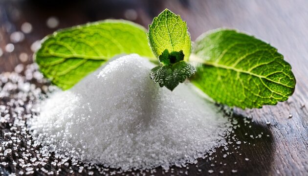 stevia as granular selective focus