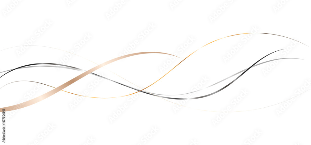 Poster abstract gray wave design for backgrounds this elegant abstract image featuresinterwoven, flowing gr