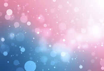 Obraz premium Pink blue and white abstract background with Bokeh effect and blur