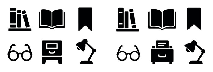 Library Icon Set