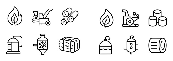 Fototapeta premium Alternative Energy Icons