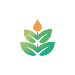 agriculture and eco-friendly themed vector logos.